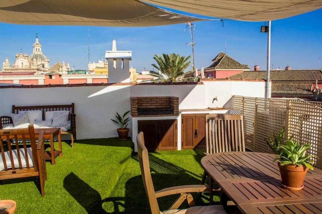 Apartamento Ático Plaza Nueva Sevilla Exterior foto